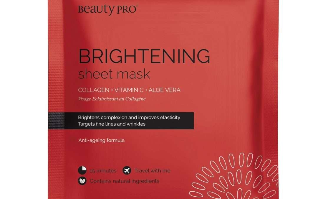 BRIGHTENING Collagen Sheet Mask with Vitamin C