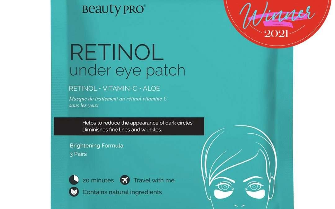 RETINOL Adhesive Under Eye Mask Patch (3 pairs) for dark circles, eye bags, puffy eyes, sagging, anti wrinkle