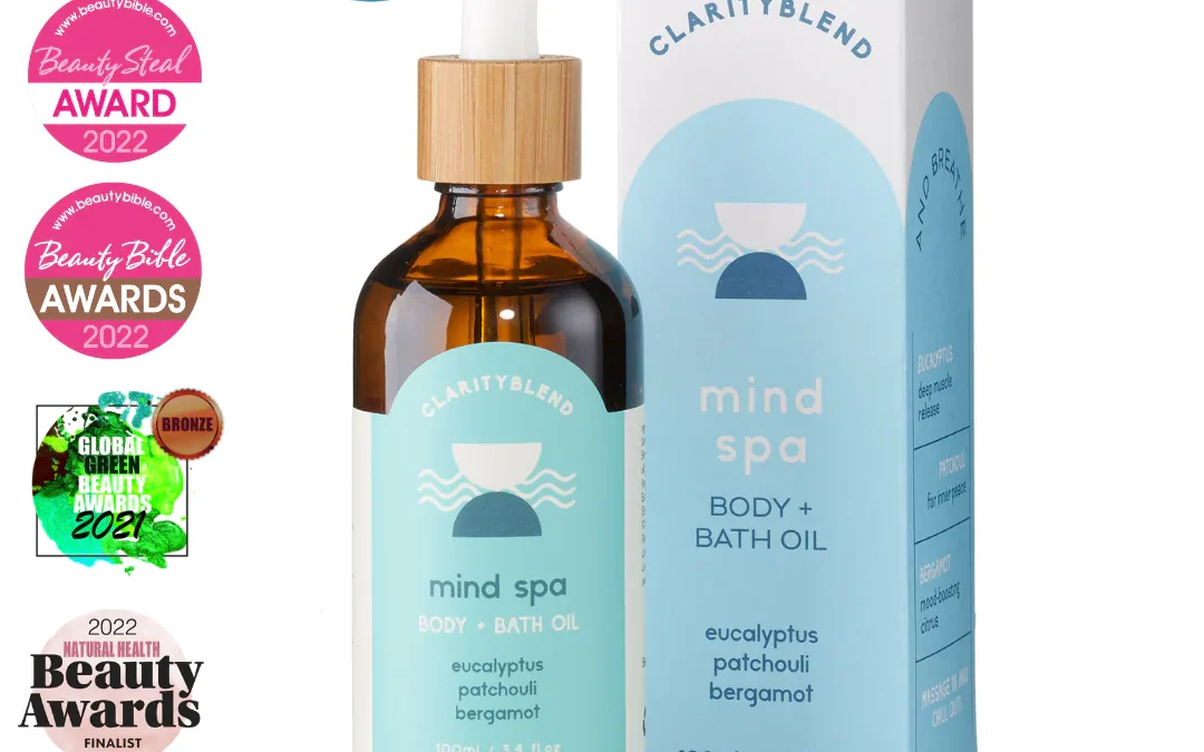 Essential Oils for Relaxing Bath & Anxiety Relief Mind Spa™ Body & Bath Oil 100ml