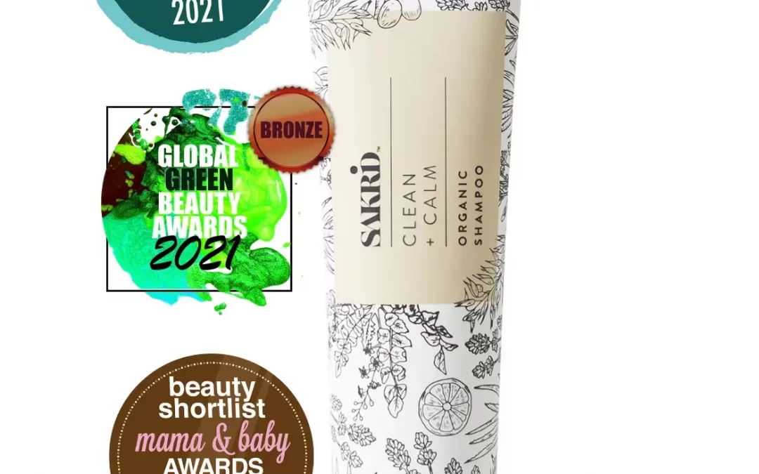 Organic plant based Shampoo for normal and frizzy hair Vegan CLEAN + CALM  Eco-friendly Shampoo 300ml