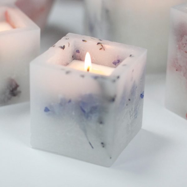 Enchanted Square Candle - Lavender