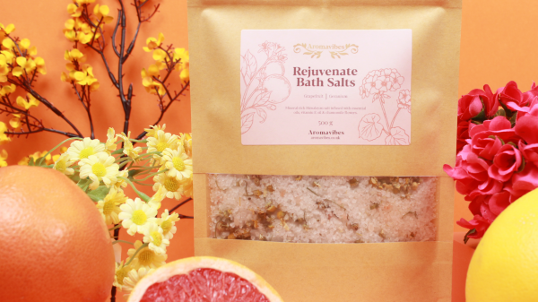 Rejuvenate Himalayan Bath Salts Skin Care Bath Salts 500g - Image 2