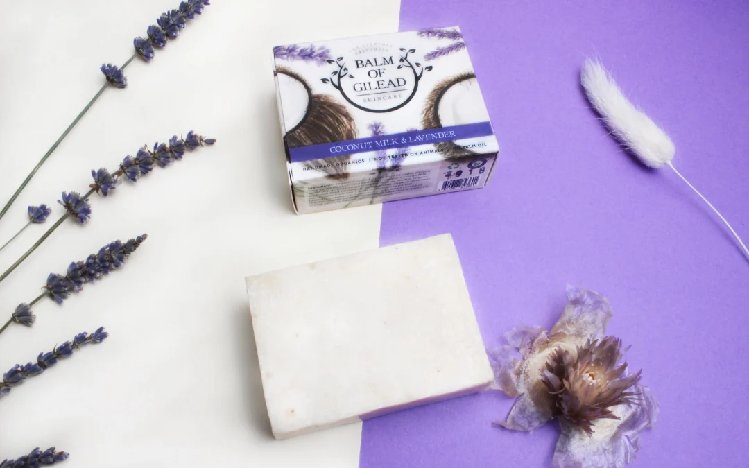 Natural Lavender Soap Organic & Coconut Milk Palm Free Soap Bar