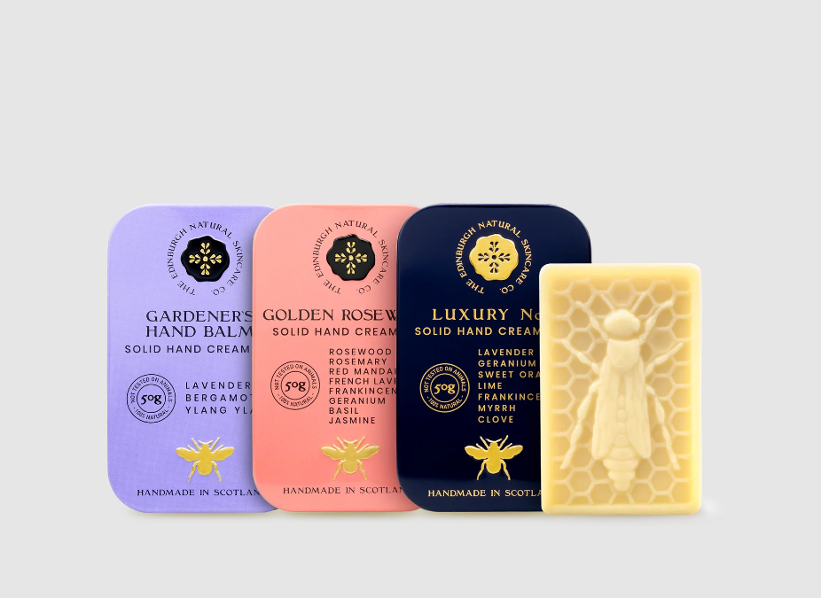 3 Edinburgh Skincare Hand Cream Bars