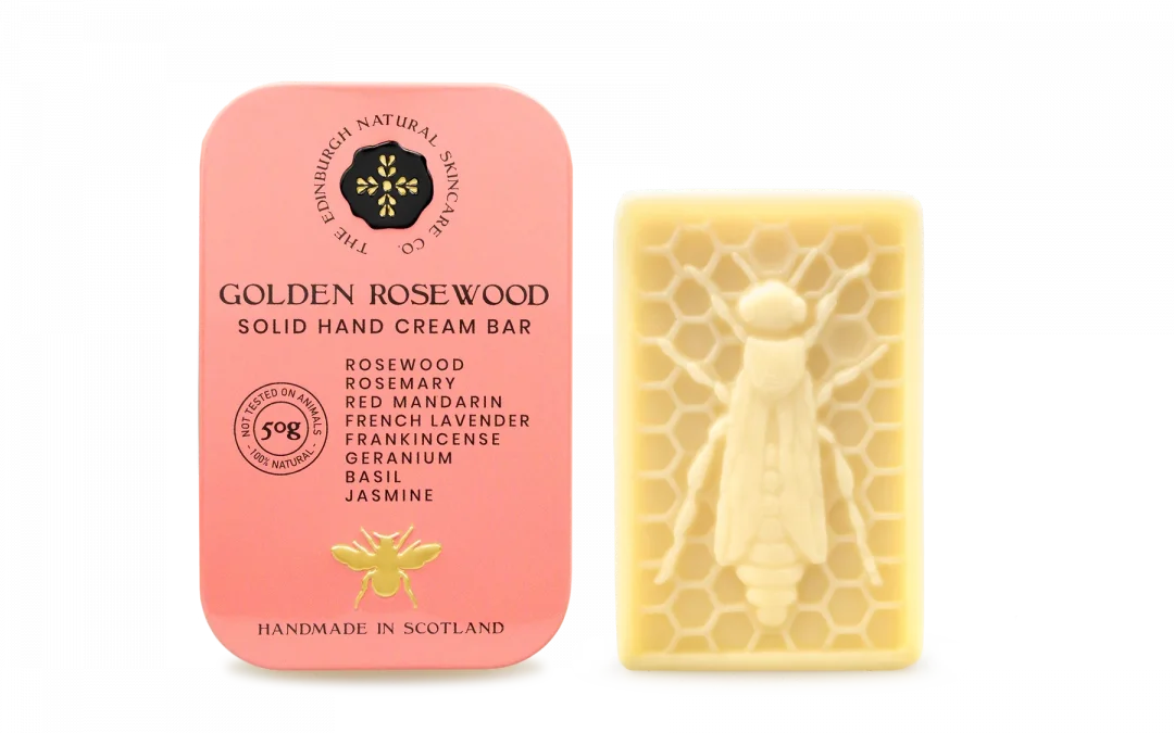 Golden Rosewood Solid Hand Cream Bar