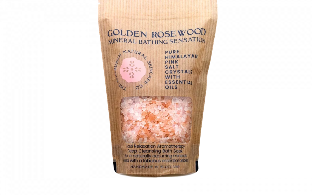 Golden Rosewood Mineral Bath Salts